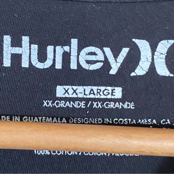 HURLEY Men’s Icon Slash Gradient T-Shirt XXL - Picture 3 of 3